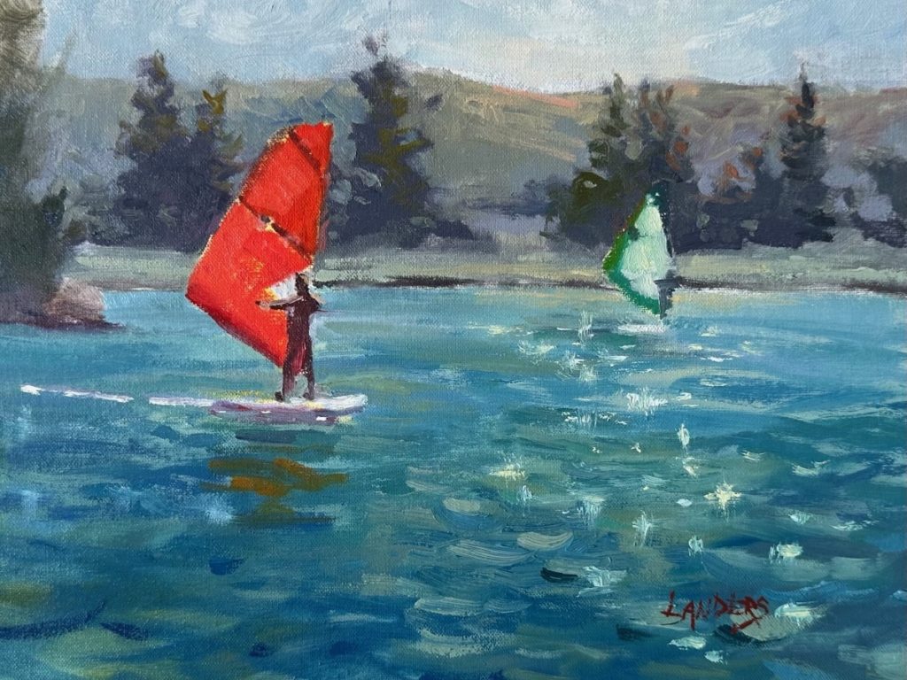 Shoreline Park Windsurfers