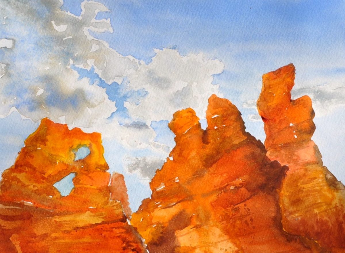 Hoodoo formations Bryce Canyon