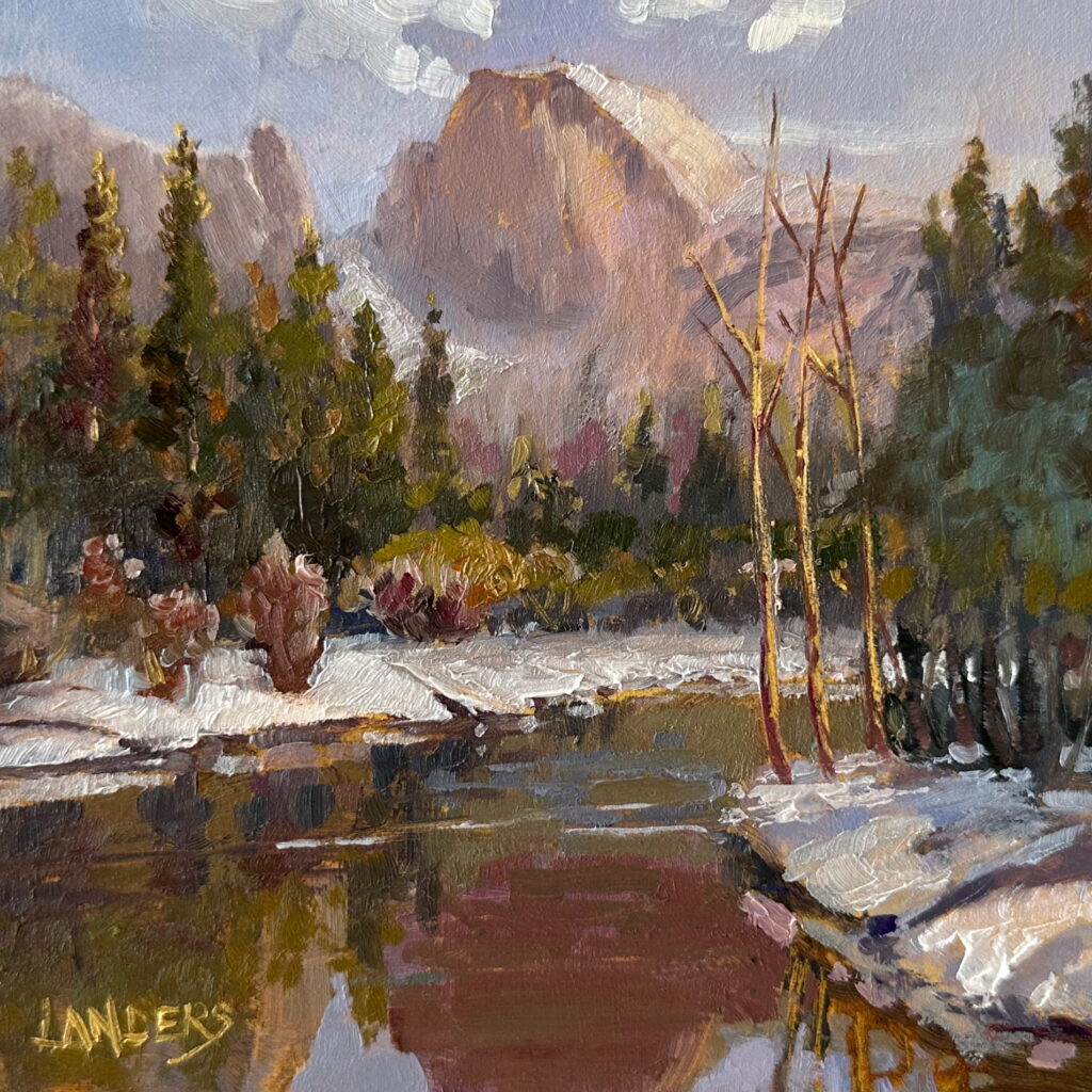 Half Dome Winter