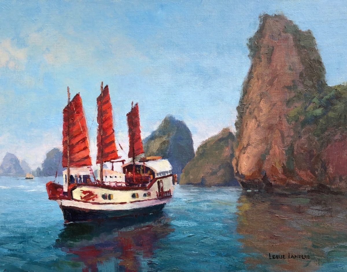 Halong Bay Vietnam Junk Boat