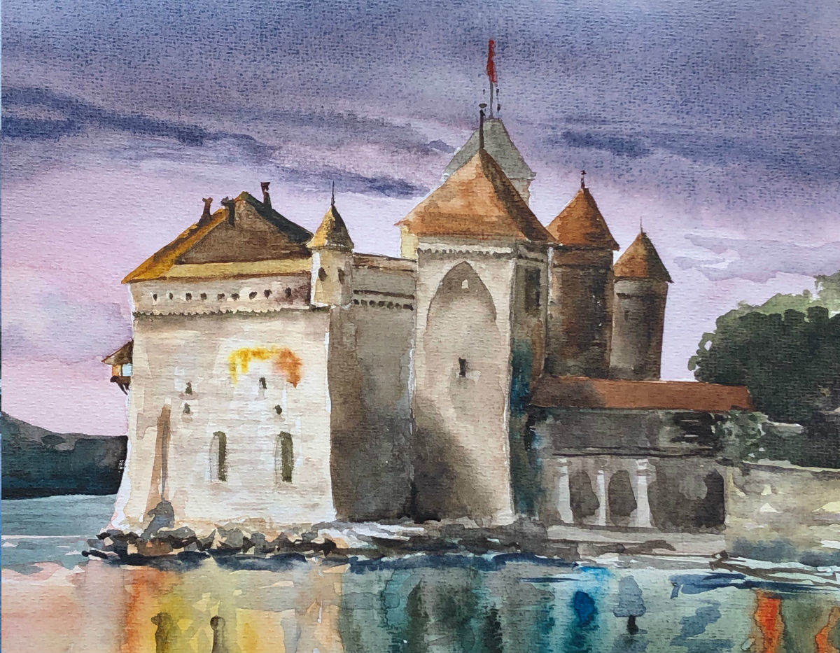 Chillon Castle on Lac Leman