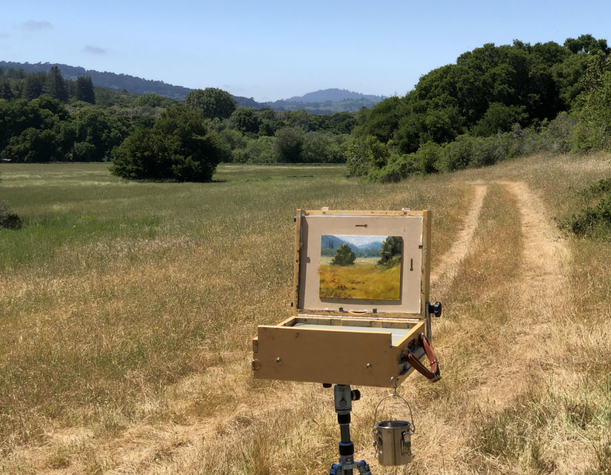 Plein Air Painting at Filoli