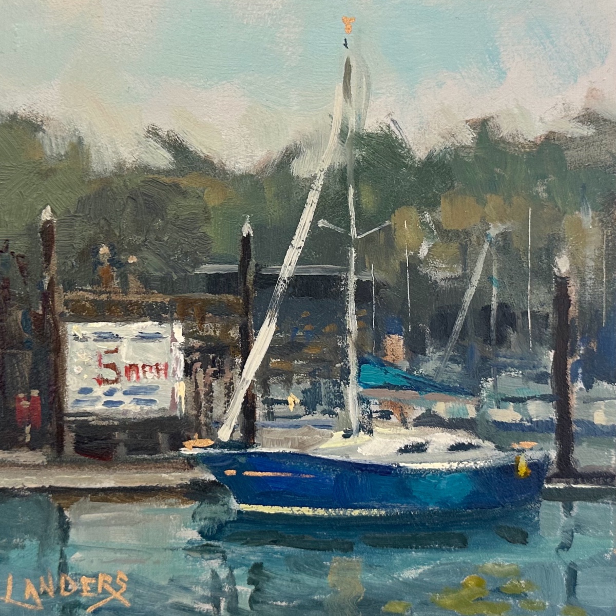 Entering the Santa Cruz Harbor